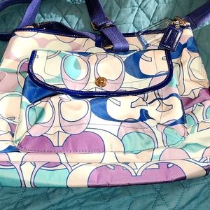 Colorful Coach crossbody.  EXCELLENT CONDITION